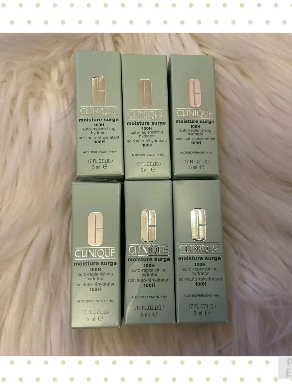 Clinique Moisture Surge 100H Auto-Replenishing Hydrator - New x6 Mini